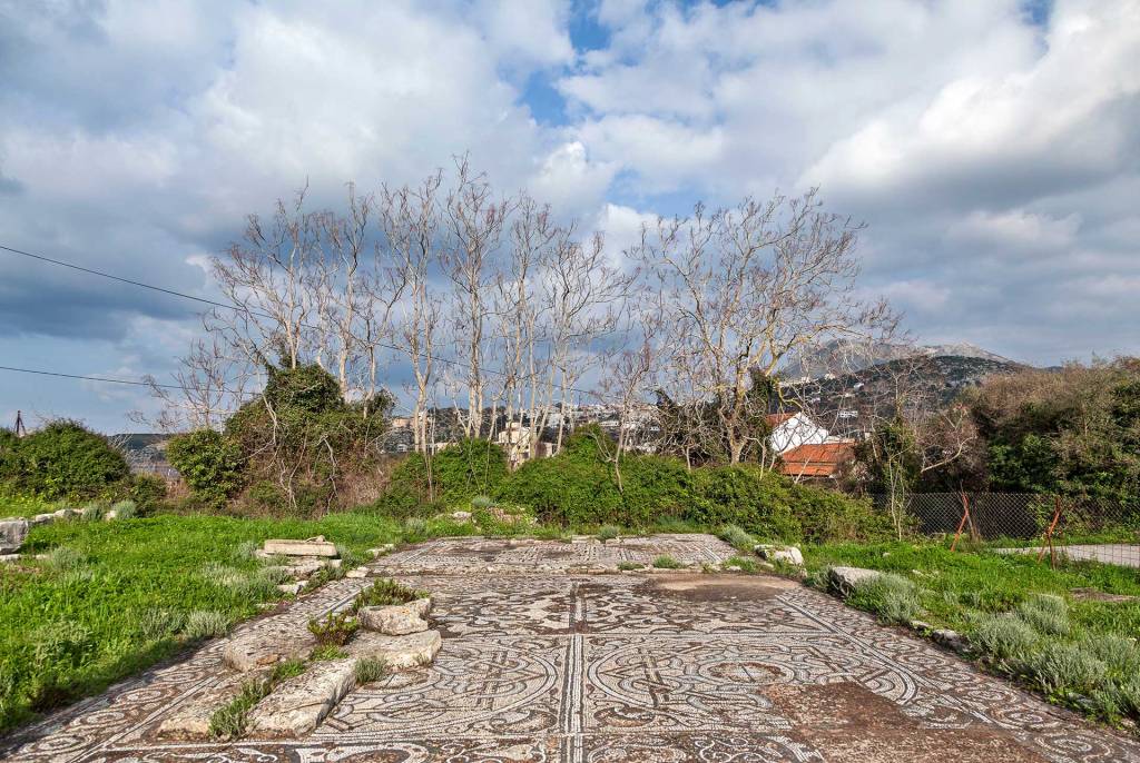 Basilica ruins close to Almyrida Village.