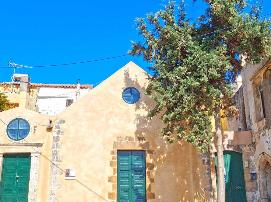 The building of the Byzantine and Post-byzantine Collection in Chania.
