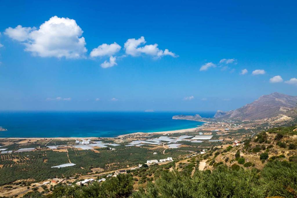 Falassarna Beach View in Chania.