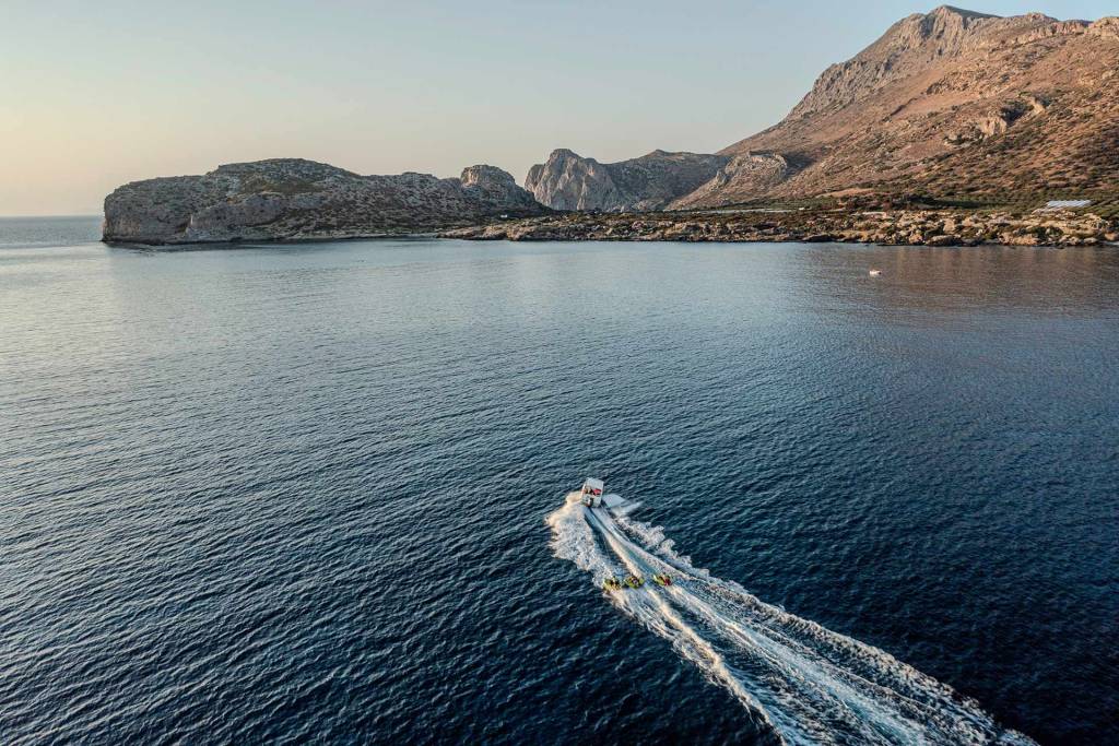 Watersports in Falassarna Beach.