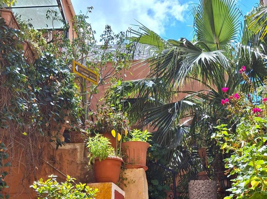 The exterior area of the Folklore Museum in Chania.