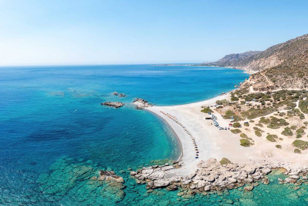 The dreamy Gialiskari Beach in Paleochora.