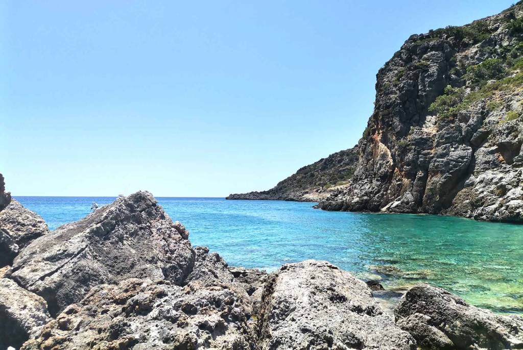 Rocks on Lissos Beach.
