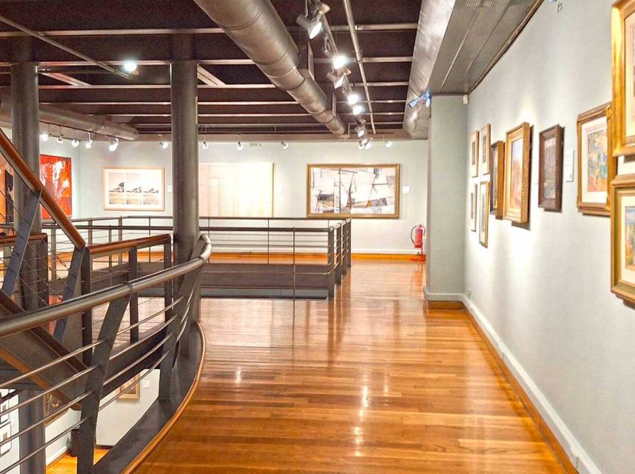 Exhibits at the Municipal Gallery of Chania.