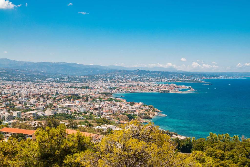 Panoramic views of Chania Town and the Lighthouse from Sodi.