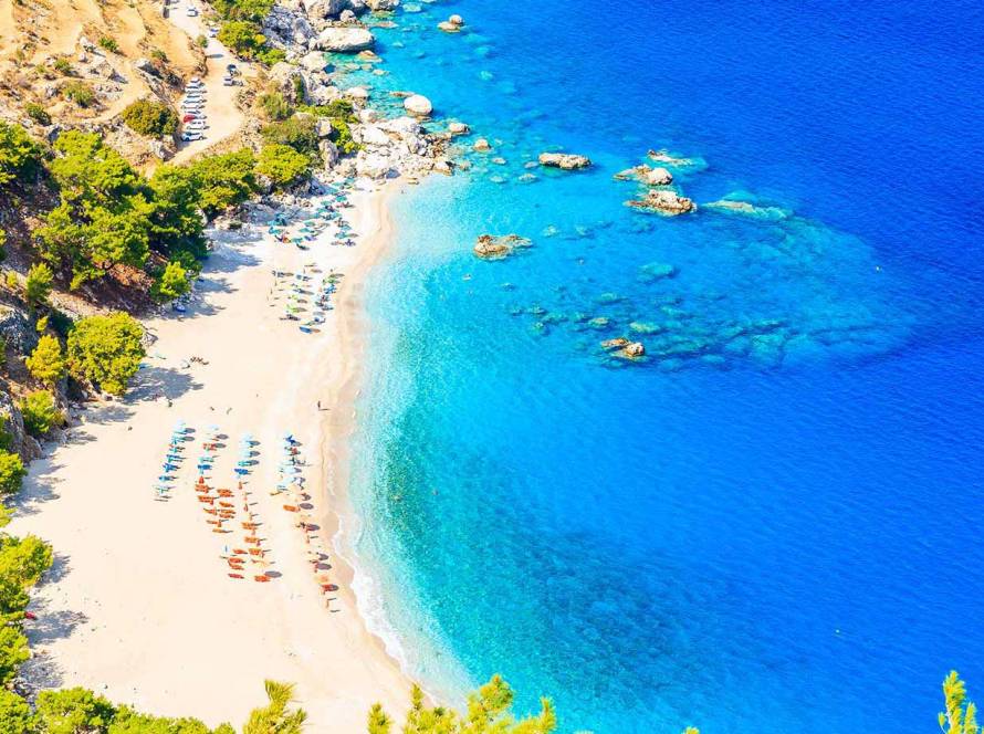 Apella Beach on Karpathos Island.