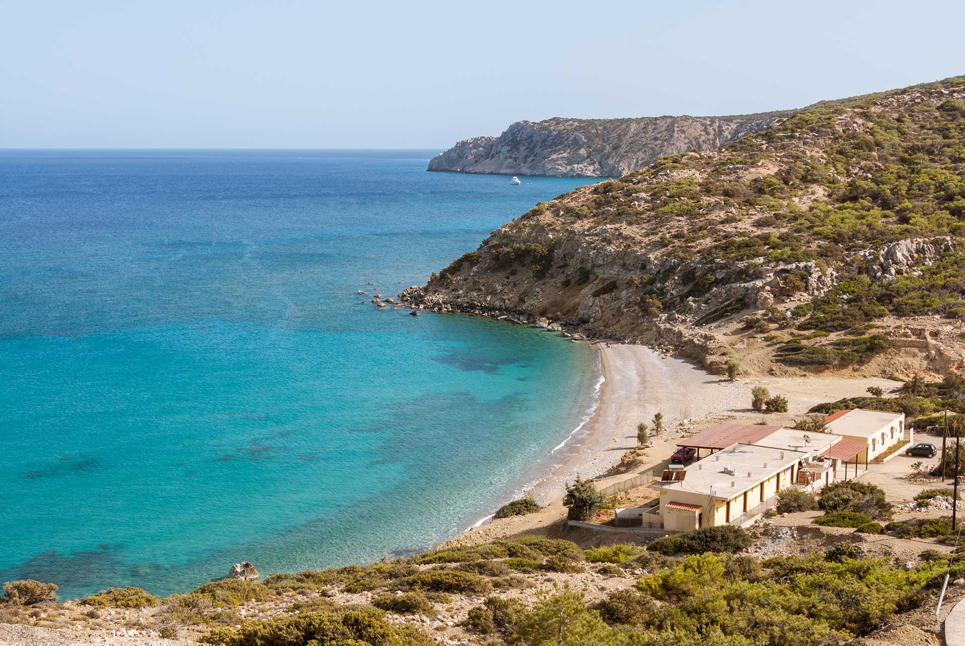 Korfos Beach in Gavdos.