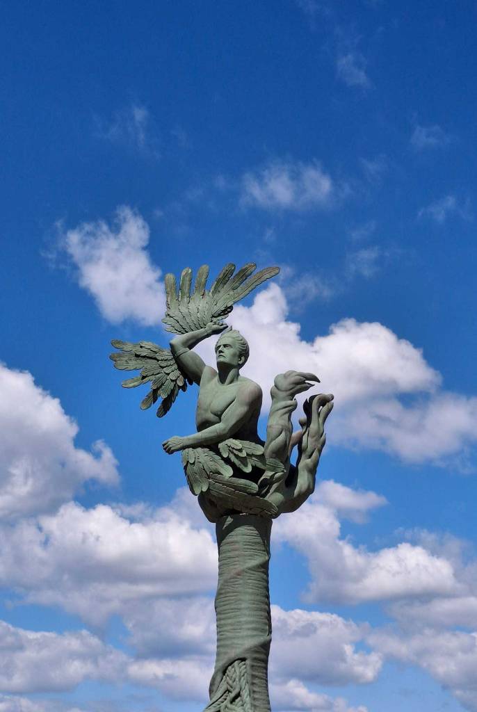 The air force memorial monument in Koum Kapi.
