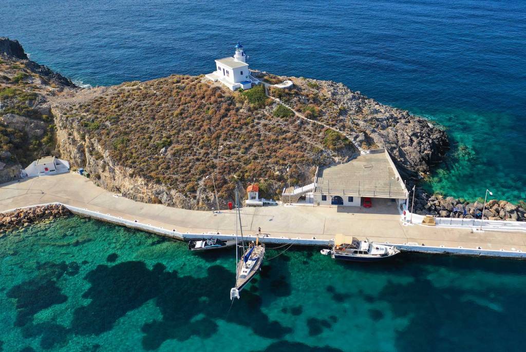 A lighthouse on the island of Kythira.