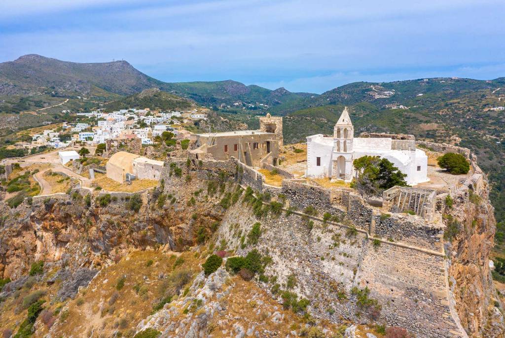 The castle of Chora on Kythira Island.