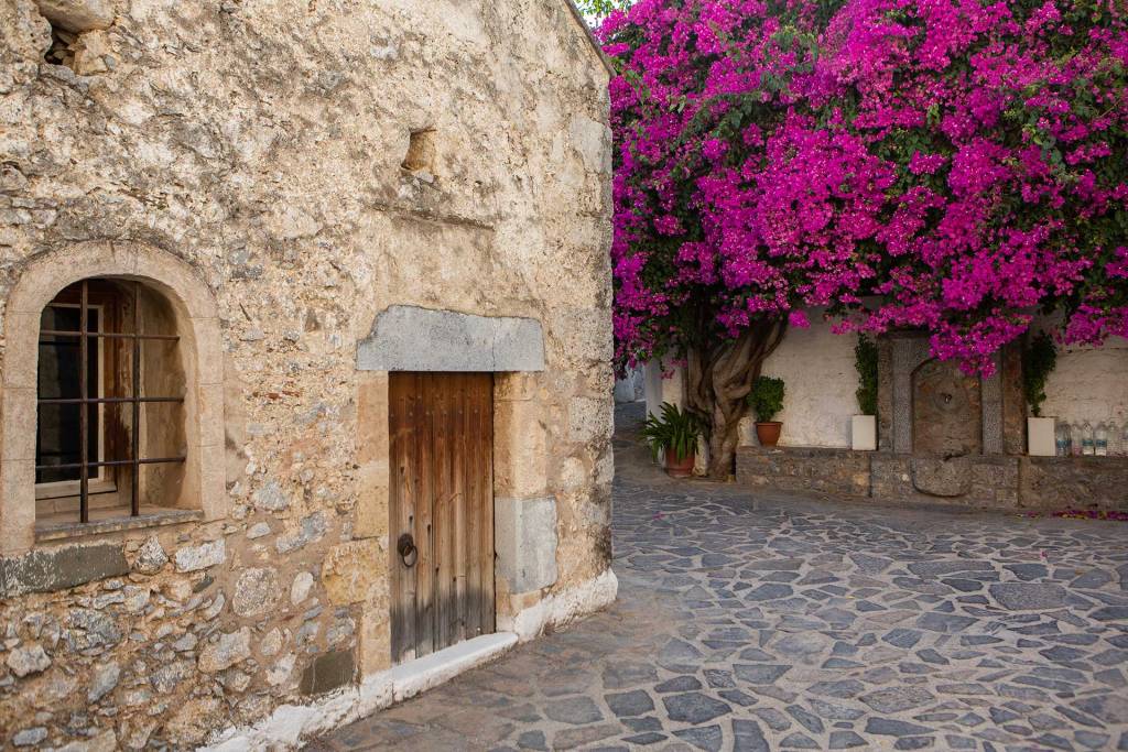 A stone-built building in Kritsa Village, Lasithi.