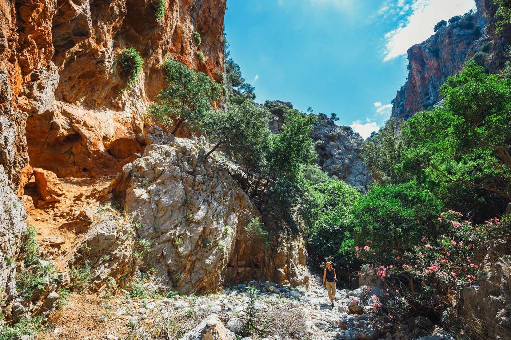 The Kritsa Canyon in Lasithi.