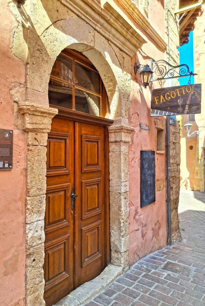 The Fagotto Bar in Chania Old Town.