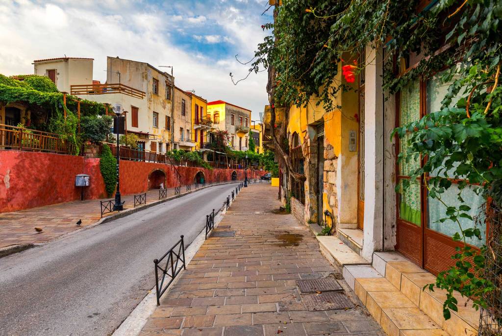 The area of Macheradika in Chania Old Town.