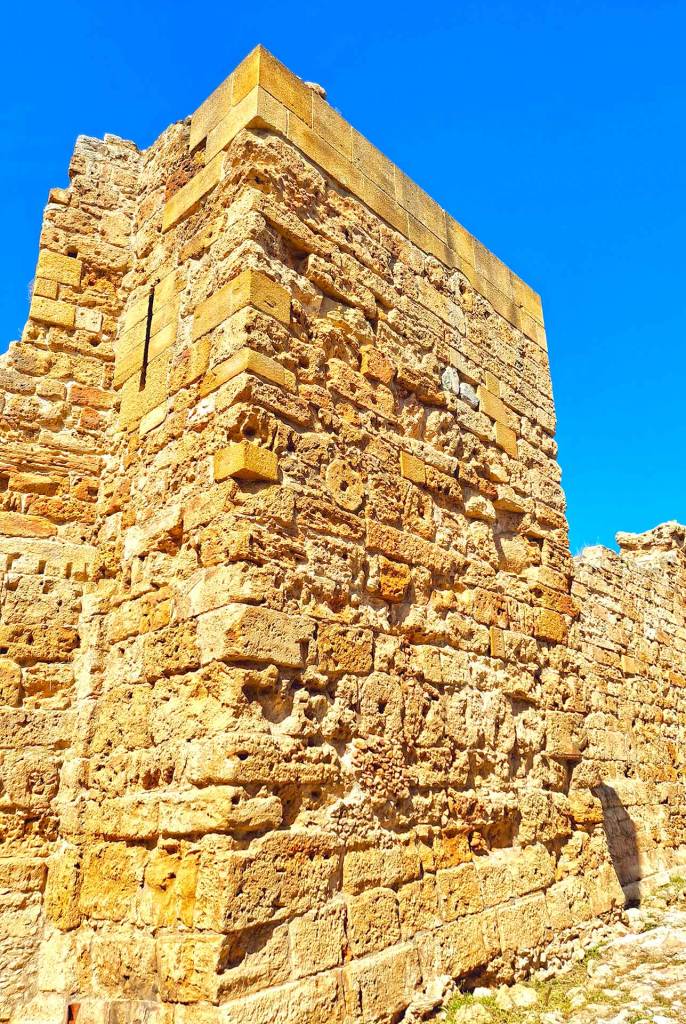 The Byzantine Walls in Chania Old Town.