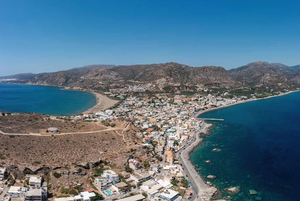 The beaches of Paleochora Town.