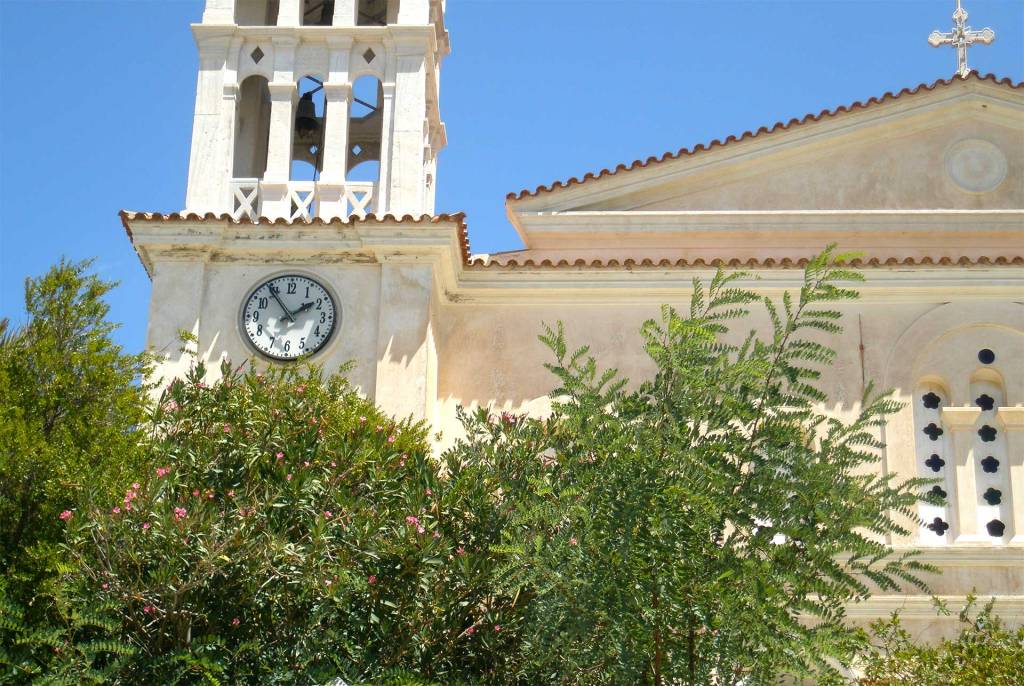A Greek Church in Lefkes Village, on Paros Island.