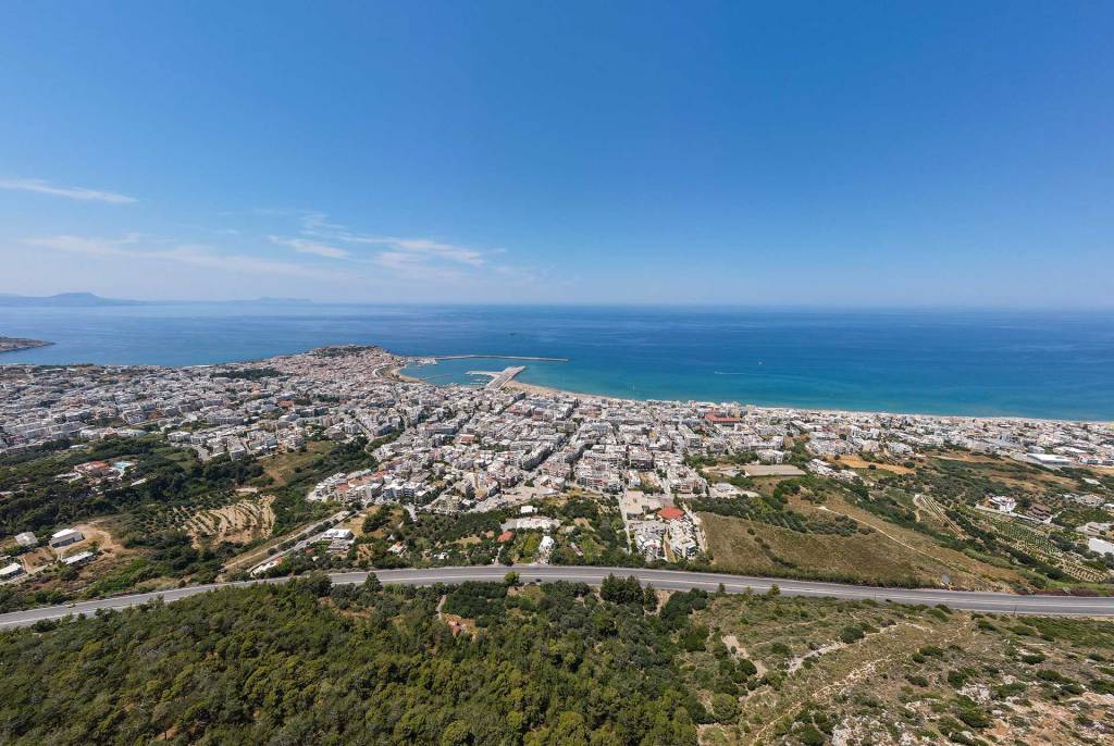 City and sea views of Rethymno (Crete).