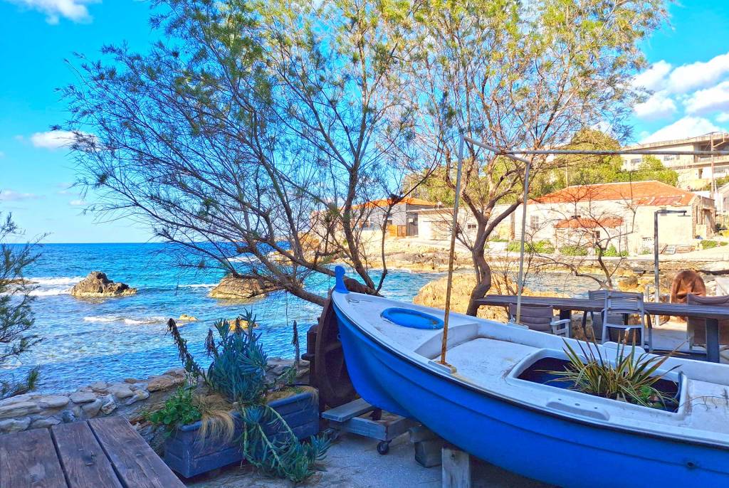 A fishing boat in Halepa.