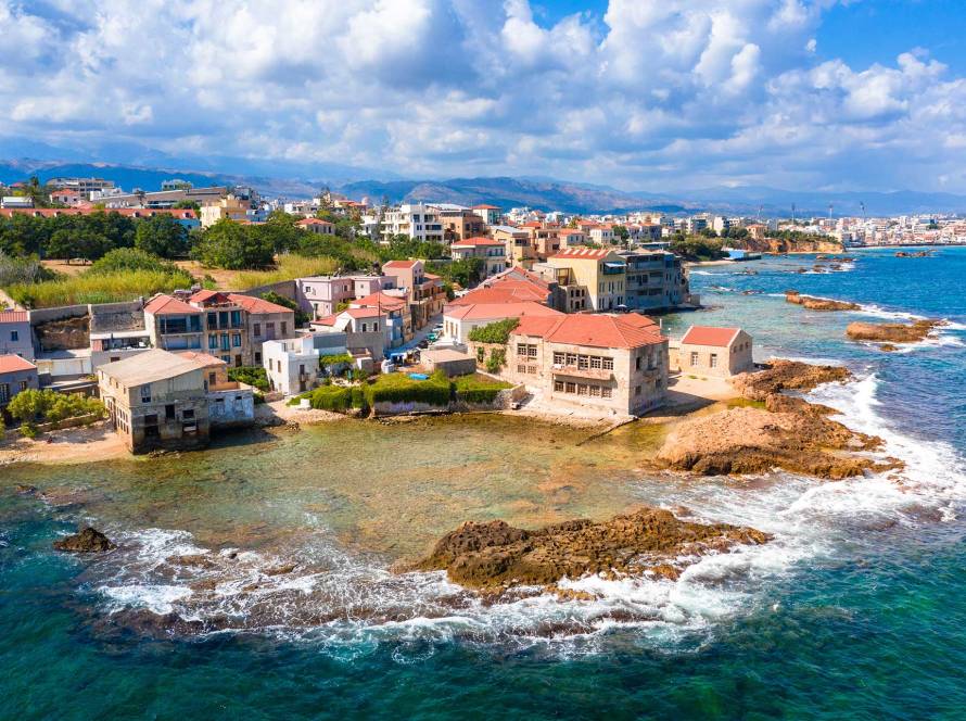 Traditional houses, apartments, and tanneries in the Tabakaria Area, close to Halepa.