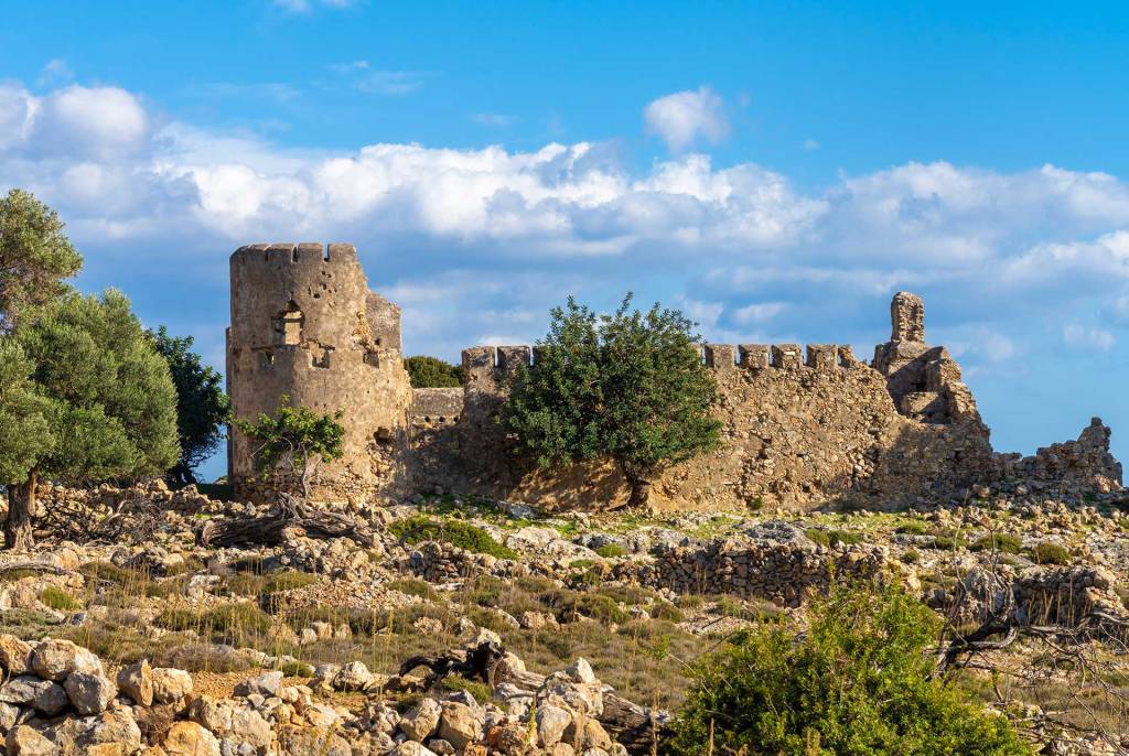 The Fortress in Loutro Village, in Chania (Crete).