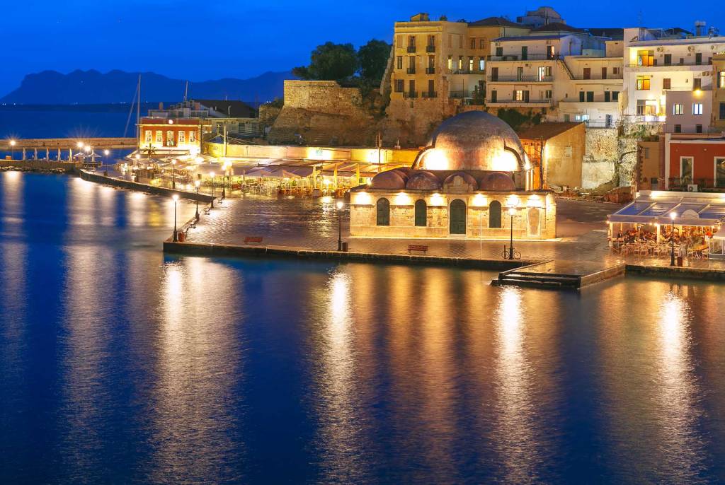 The Old Harbor is one of the best seafood spots in Chania.
