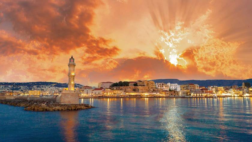 Visiting the Lighthouse is one of the best things to do at sunset in Chania.