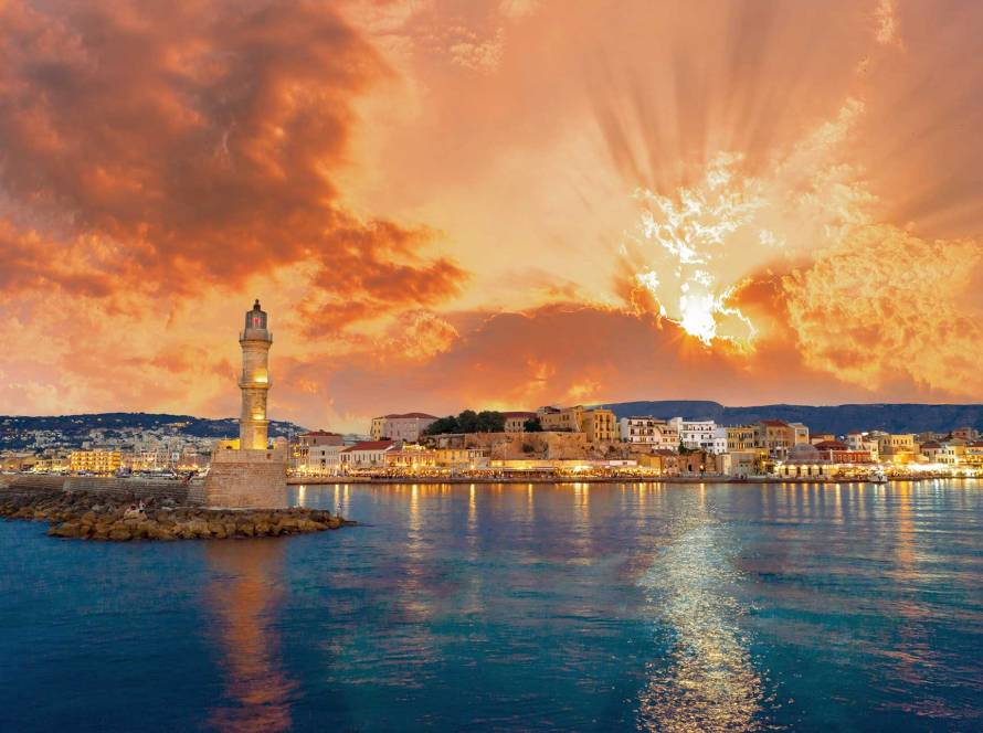 Visiting the Lighthouse is one of the best things to do at sunset in Chania.