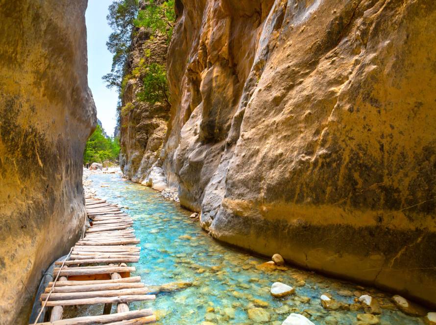 Samaria is one of the 10 best gorges to visit in Crete.