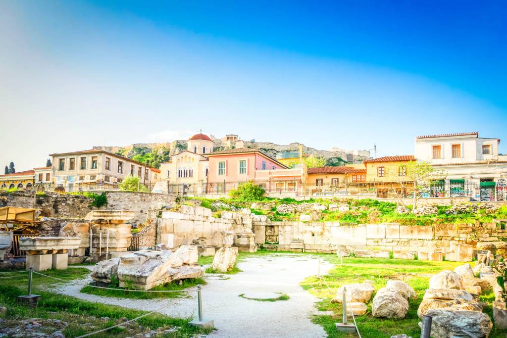 The Athens Acropolis Surrounding Area.