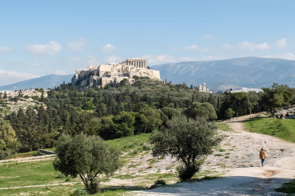 Filopappou Hill in Athens.