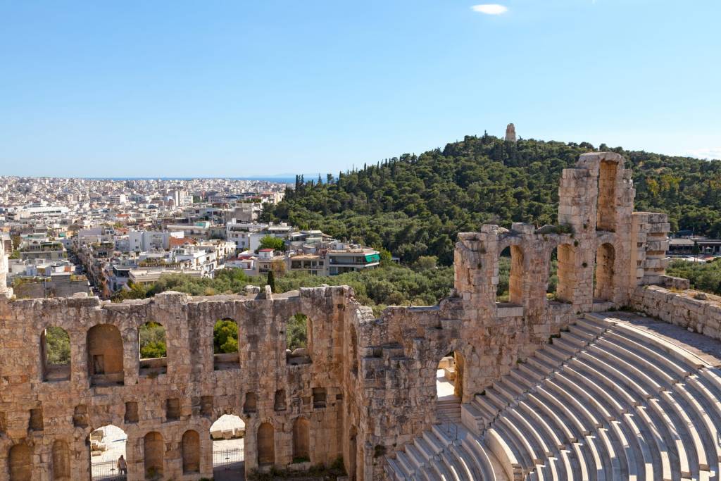 Odeon Herodes Atticus in Athens.