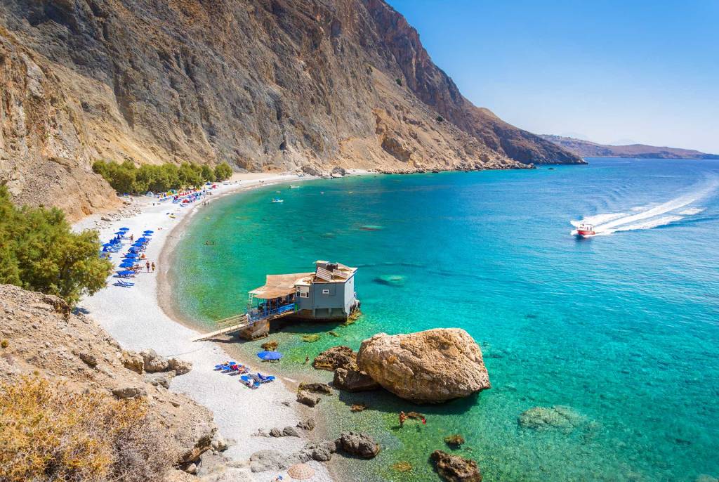 Glyka Nera is one of the 8 best beaches in Chania.