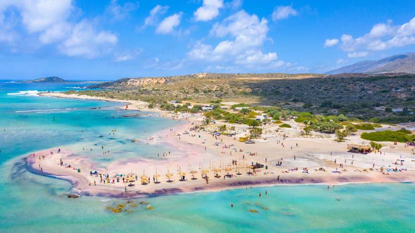 Elafonisi is one of the best beaches to visit in Chania in September.