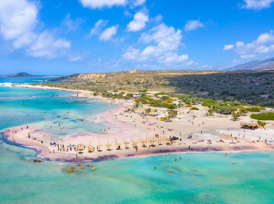 Elafonisi is one of the best beaches to visit in Chania in September.