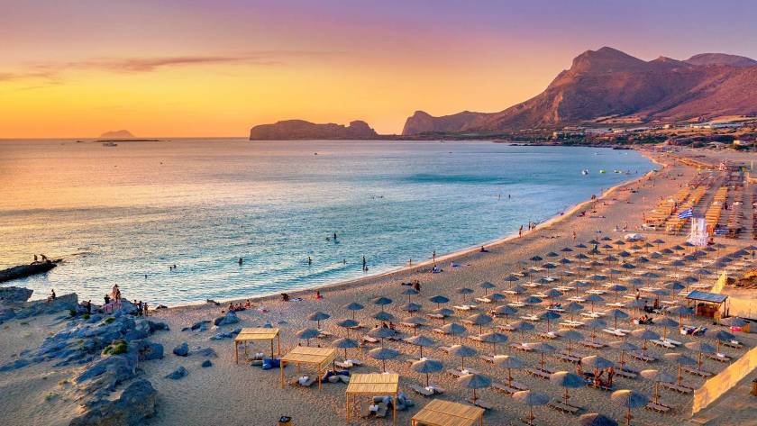 Enjoying Falassarna Sunset is among the top things to do in Chania in September.