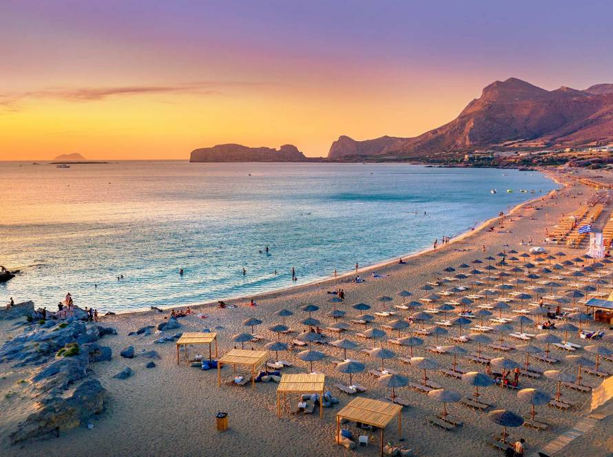 Enjoying Falassarna Sunset is among the top things to do in Chania in September.