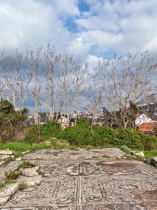 Basilica ruins close to Almyrida Village in Chania.
