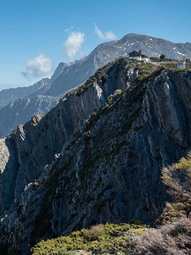 Mountains in Omalos.