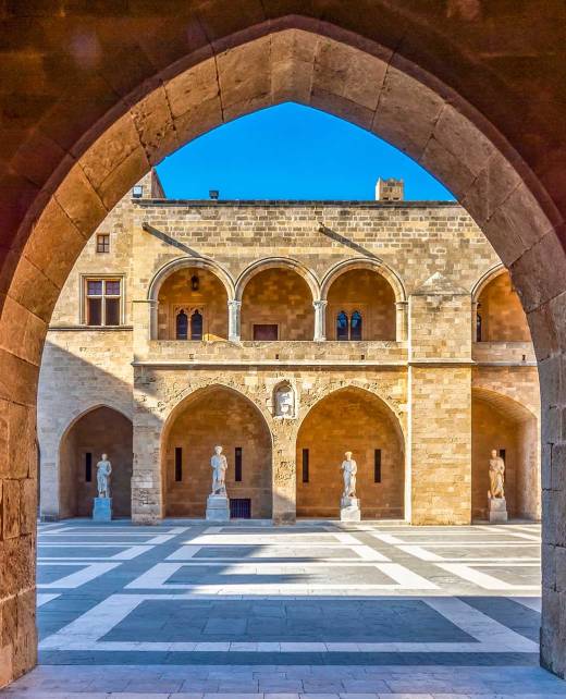 The Palace of Grand Master of Knights in Rhodes.