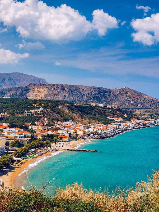 Kalyves Village in Chania, next to the sea.